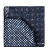 Harrods Brunello Cucinelli Silk Printed Pocket Square 35cm x 35cm- Buy online at McGrocer