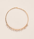 Suzanne Kalan rose gold and diamond choker, imported from the UK