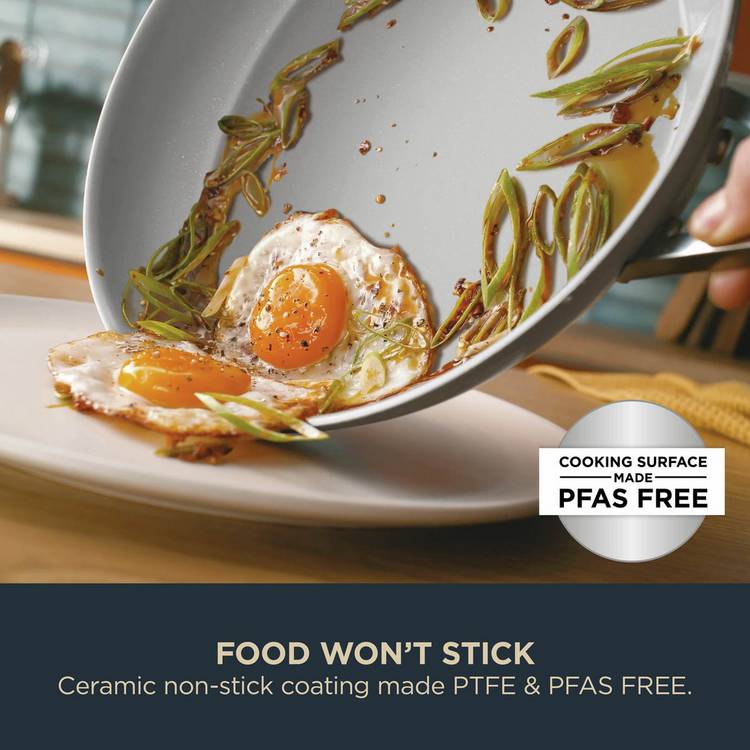 Ninja Ceramic Pro 3 piece saucepan set, imported from the UK