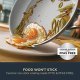 Ninja Ceramic Pro 3 piece saucepan set, imported from the UK