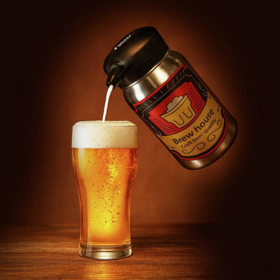Argos Menkind Draft Wizard On The Go Portable Ultrasonic Frothing Beer Dispenser- Buy online at McGrocer