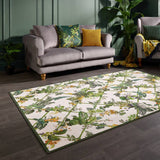 Argos Laurence Llewelyn Bowen Cotswold Fantasia White Flatweave Runner Rug 61x230cm- Buy online at McGrocer