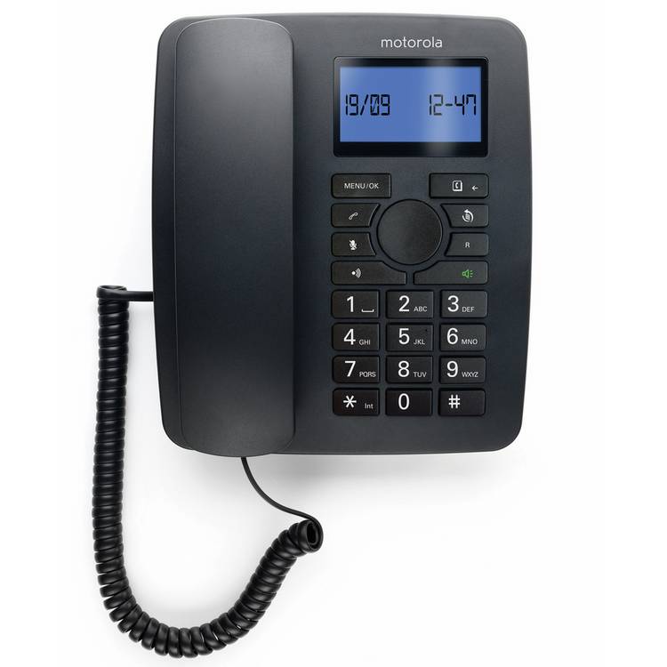 Motorola C4201 corded cordless telephone twin set, imported from the UK