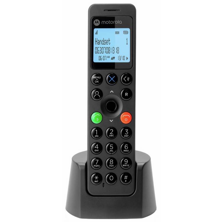 Motorola DOT211 cordless telephone with answering machine - British product