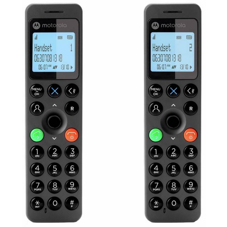 Motorola cordless telephone twin set, UK version