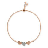 Argos Radley 18ct Rose Gold and Silver Plated Heart Charm Bracelet 24cm- Buy online at McGrocer