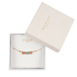 Radley heart charm bracelet rose gold and silver plated, UK version