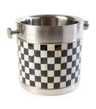 MacKenzie-Childs Courtly Check ice bucket 18cm (British brand)
