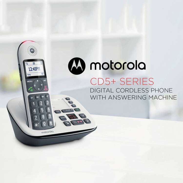 Motorola CD5011 cordless telephone with answer machine, imported from the UK