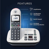 Motorola CD5012 twin cordless telephone with answer machine (British brand)