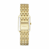 Fossil Raquel gold-toned stainless steel bracelet watch, imported from the UK