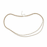 Revere gold tone multi chain belly chain (British brand)