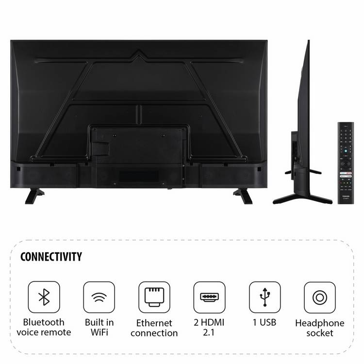 Toshiba 50 inch 4K Smart TV Fire TV - British product