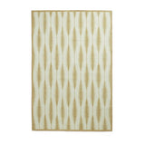 Scion Kasuri Honey Yellow flatweave rug 76x150cm, UK version