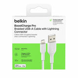 Belkin braided Lightning cable white 0.15m, UK version