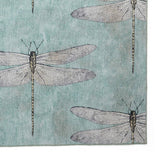 Harlequin Demoiselle blue flatweave rug 120x170cm (British brand)