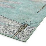 Harlequin Demoiselle blue flatweave rug 120x170cm (British brand)