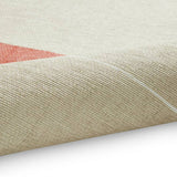 Scion Mr Fox terracotta flatweave rug 76x150cm, imported from the UK
