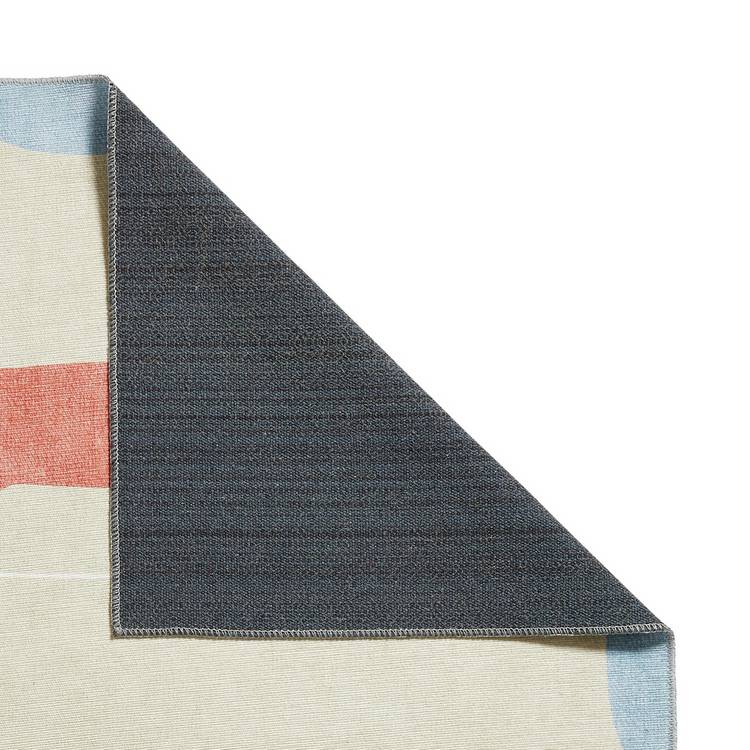 Scion Mr Fox terracotta flatweave rug 76x150cm, imported from the UK