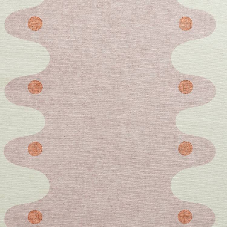 Scion Oakham blush pink flatweave rug 120x170cm, imported from the UK