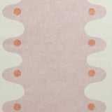 Scion Oakham blush pink flatweave rug 120x170cm, imported from the UK