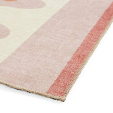 Scion Oakham blush pink flatweave rug 120x170cm, imported from the UK