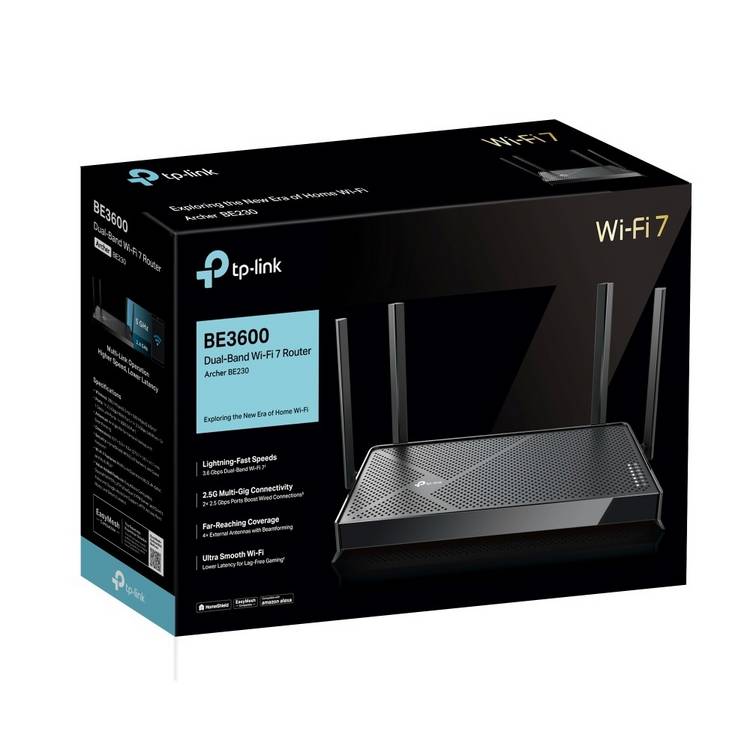 TP-Link BE230 Wi-Fi 7 router - British product