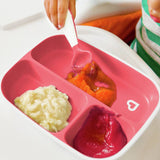 Munchkin toddler plate and bowl set pink purple - British product