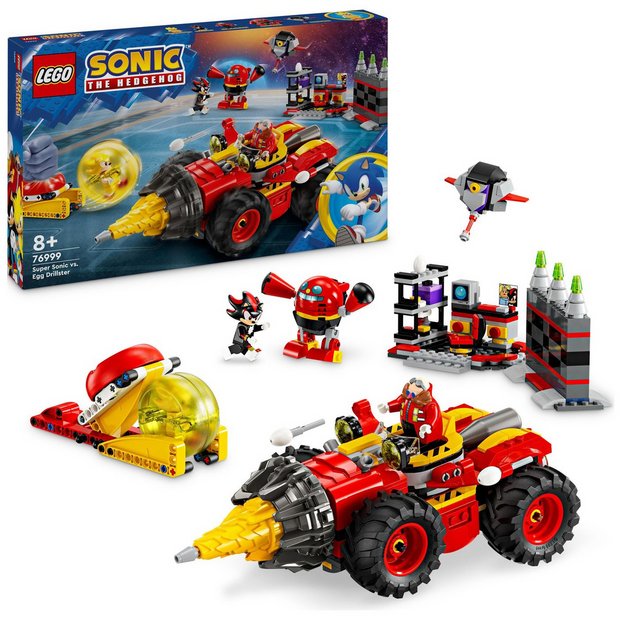LEGO Sonic vs Egg Drillster building set 590 pieces - British product