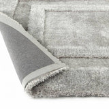 Origin Frame silver shaggy rug 120x170cm (British brand)
