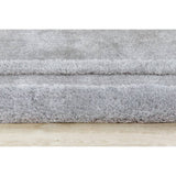 Origin Frame silver shaggy rug 120x170cm (British brand)