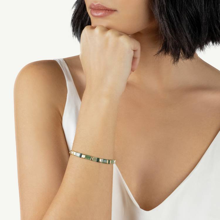 Radley gold plated pearl and stone bracelet (British brand)