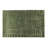 Origin green short pile rug 120x170cm - British product