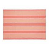 Origin washable stripe pink rug 80x150cm, imported from the UK
