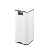 Brabantia Bo white pedal bin 30 litre, UK version
