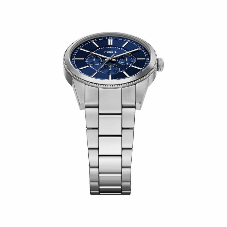 Fossil Pearson multifunction stainless steel watch - British product