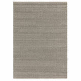 Asiatic grey wool flatweave rug 120x170cm, imported from the UK