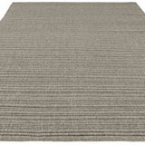 Asiatic grey wool flatweave rug 120x170cm, imported from the UK