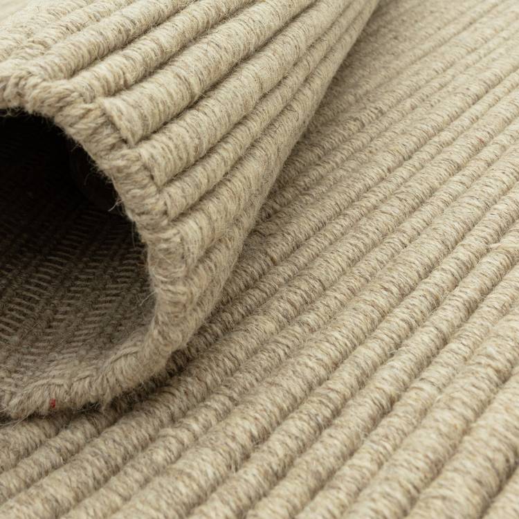 Asiatic Ravine Sand wool flatweave rug 120x170cm, UK version