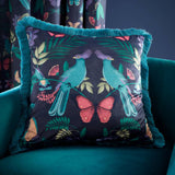 Argos Catherine Lansfield Mya Tropical Birds Cushion Navy Blue 45x45cm- Buy online at McGrocer