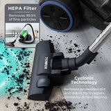 Tower bagless cylinder corded vacuum cleaner - British product