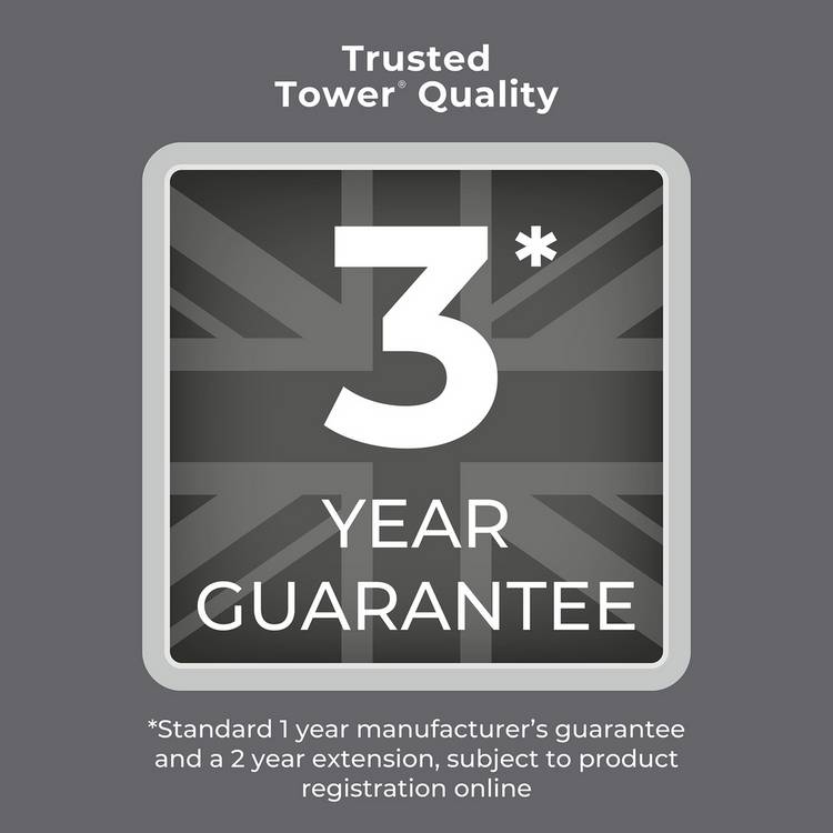 Tower bagless cylinder corded vacuum cleaner - British product