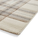 Catherine Lansfield Kelso natural short pile rug 80x150cm - British product