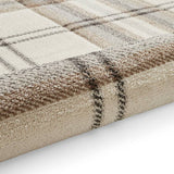 Catherine Lansfield Kelso natural short pile rug 80x150cm - British product