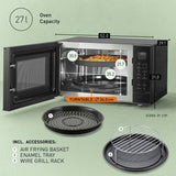 Panasonic 1000W Airfry Combo Microwave 27L Black (British brand)