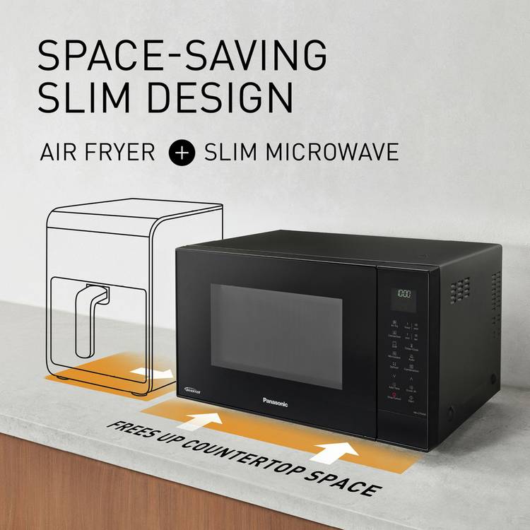 Panasonic 1000W Airfry Combo Microwave 27L Black (British brand)