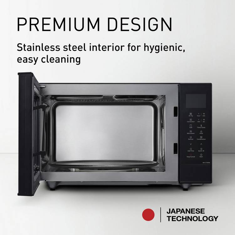 Panasonic 1000W Airfry Combo Microwave 27L Black (British brand)