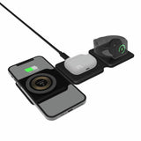 Menkind 3-in-1 wireless folding travel charger (British brand)