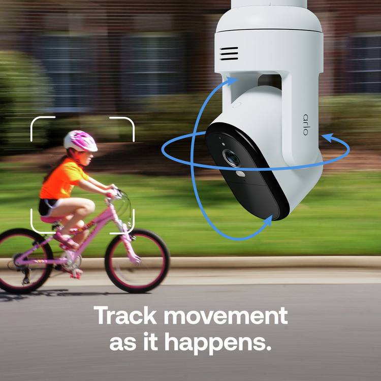 Arlo Essential 3 Pan-Tilt 2K outdoor security camera - British product
