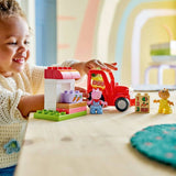 LEGO Duplo Peppa Pig tractor and market set 10468, UK version